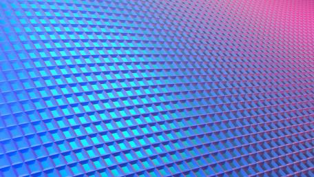 Vibrant Colorful Geometric Waves wallpaper