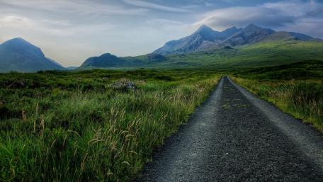 Serenity of the Mountain Trail wallpaper