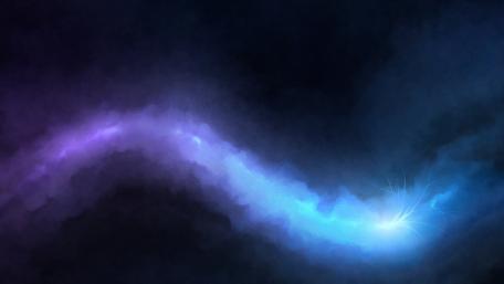 Mystical Waves of Colorful Light wallpaper