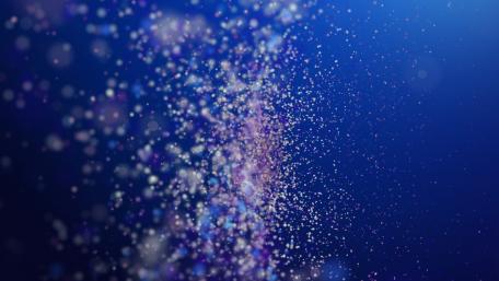 Sparkling Nebula of Light and Colorful Particles wallpaper
