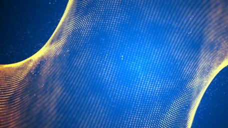 Flowing Waves of Colorful Light wallpaper