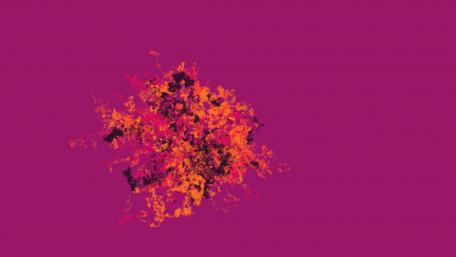 Vibrant Explosion of Colorful Abstract Art wallpaper