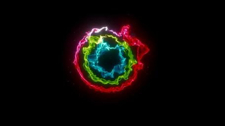 Vibrant Swirl of Energy and Colorful Light wallpaper