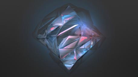 Gemstone of Light in Abstract Geometry wallpaper