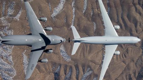 Air Force Aerial Refueling in Action wallpaper