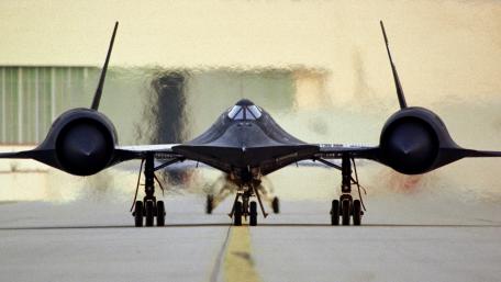 Stealth in Action with the SR-71 Blackbird wallpaper