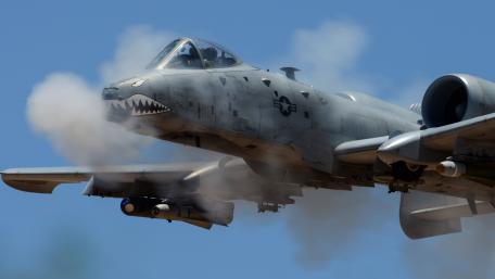 Fierce A-10 Thunderbolt II in Action wallpaper