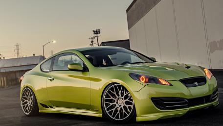 Bold Green Sports Car Wallpaper for Enthusiasts wallpaper