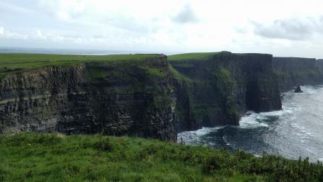 Majestic Cliffs by the Sea wallpaper