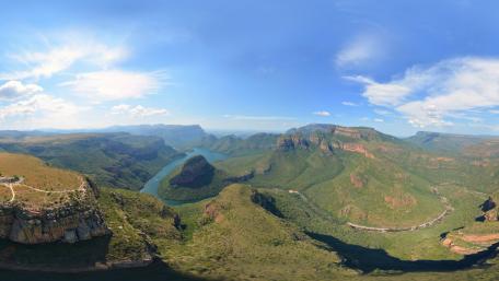Breathtaking Panoramic View of Nature's Splendor wallpaper