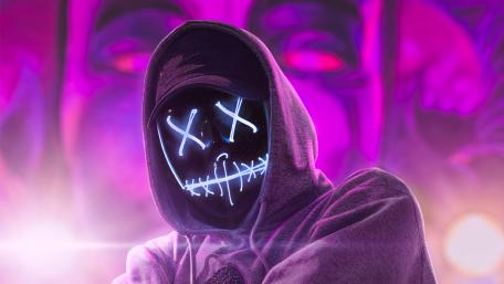 Mysterious Neon X Smile Wallpaper wallpaper