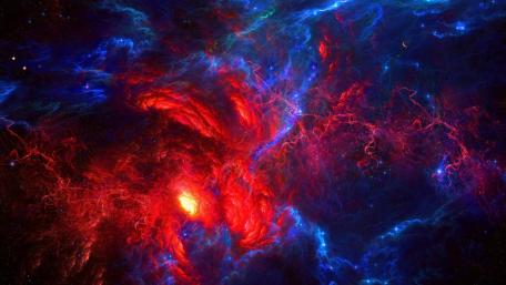 Mystical Cosmic Explosion wallpaper