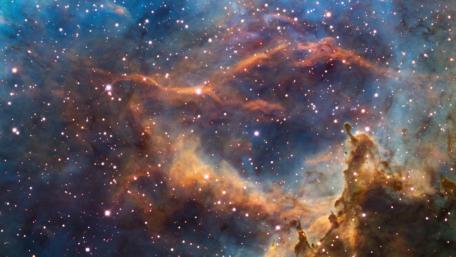 Celestial Wonders in the Dark Universe wallpaper
