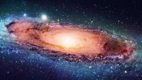 Galactic Dreams in Spiral Swirls wallpaper