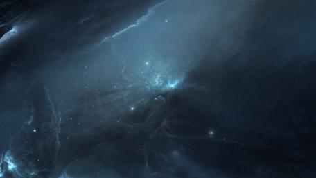 Ethereal Cosmic Waves of the Universe wallpaper