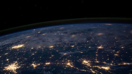 Stunning View of Earth from Space wallpaper