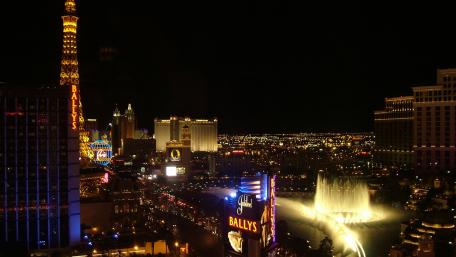Vibrant Nights in Las Vegas Cityscape wallpaper
