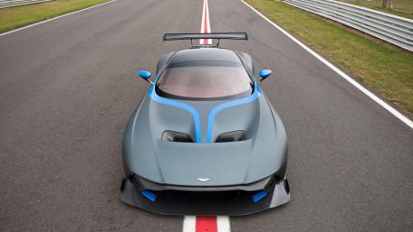 Futuristic Supercar on the Track wallpaper