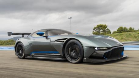 Sleek Modern Sports Car on the Track wallpaper