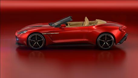 Sleek Red Convertible with Elegant Design wallpaper