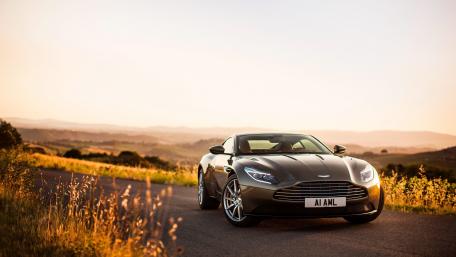 Sleek Aston Martin by the Sunset wallpaper