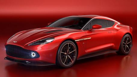 Sleek Red Aston Martin Dream Car Wallpaper wallpaper