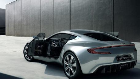 Sleek Aston Martin in an Urban Setting wallpaper