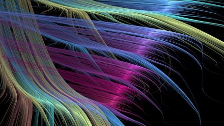 Vibrant Flowing Colors in Motion wallpaper