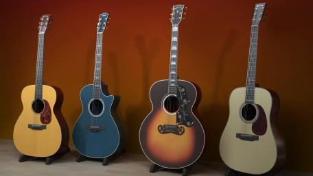 Melodies of the Acoustic Strings Wall Art wallpaper