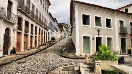 Charming Historic Streets of a Timeless City wallpaper