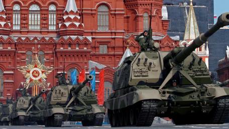 Military Parade in Front of Historic Red Square wallpaper