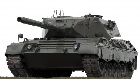 Powerful Military Tank Displayed Boldly on White Background wallpaper