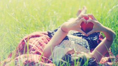 Loving Moments in Nature's Embrace wallpaper