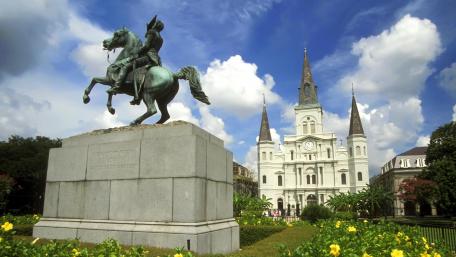 Historic Charm of New Orleans Cityscape wallpaper