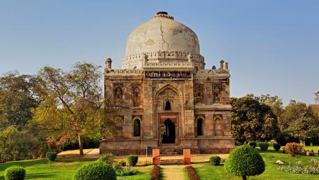 Serene Beauty of Nature and Architecture wallpaper
