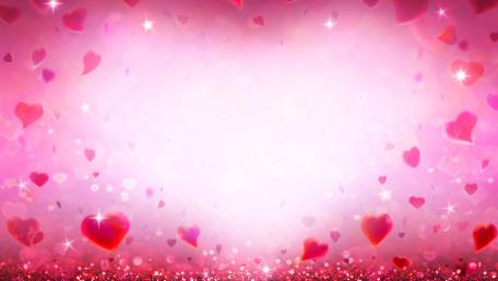 Romantic Hearts in 4K Glow wallpaper