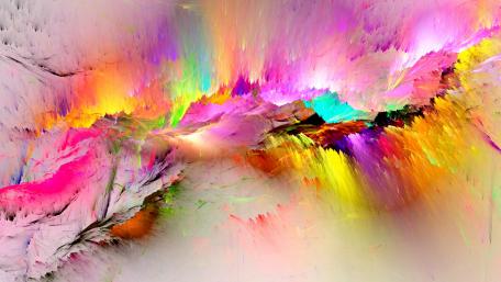 Vibrant Colors of Abstract Expression wallpaper