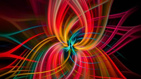 Vibrant Whirls of Color and Light wallpaper