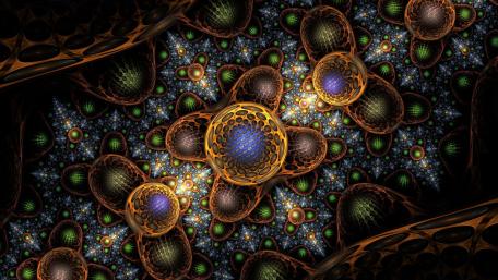 Dynamic Fractal Universe wallpaper