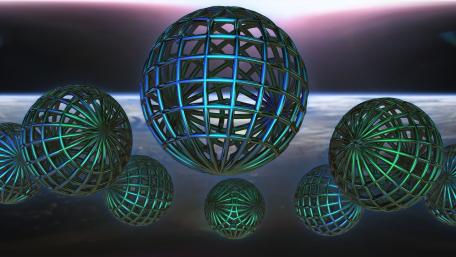 Geometric Spheres in a Cosmic Dimension wallpaper