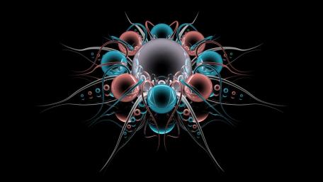 Vibrant Abstract Elegance in Motion wallpaper