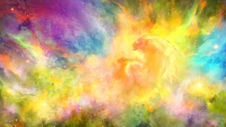 Vibrant Cosmic Dreamscape wallpaper