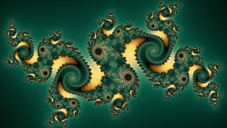 Intricate Swirls of Colorful Patterns wallpaper