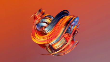 Vibrant Swirls of Color in Motion wallpaper