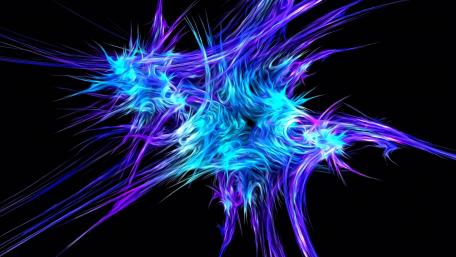 Vibrant Electric Waves of Colorful Energy wallpaper