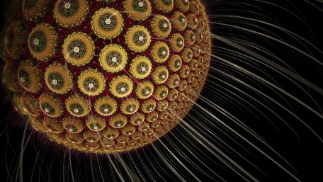 Captivating Abstract Sphere Design wallpaper