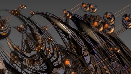 Dynamic Curves of Light and Shadow wallpaper