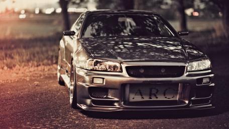 nissan skyline gtr r 34 wallpaper