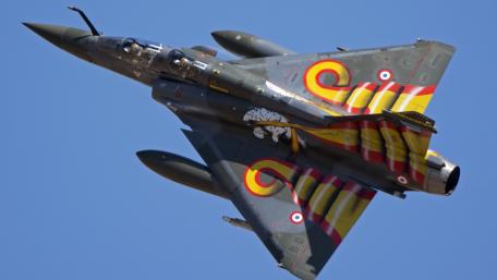 Vivid Mirage Fighter Jet in Flight wallpaper