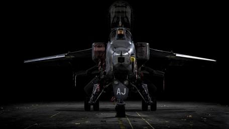 Powerful Military Aircraft Ready for Action wallpaper
